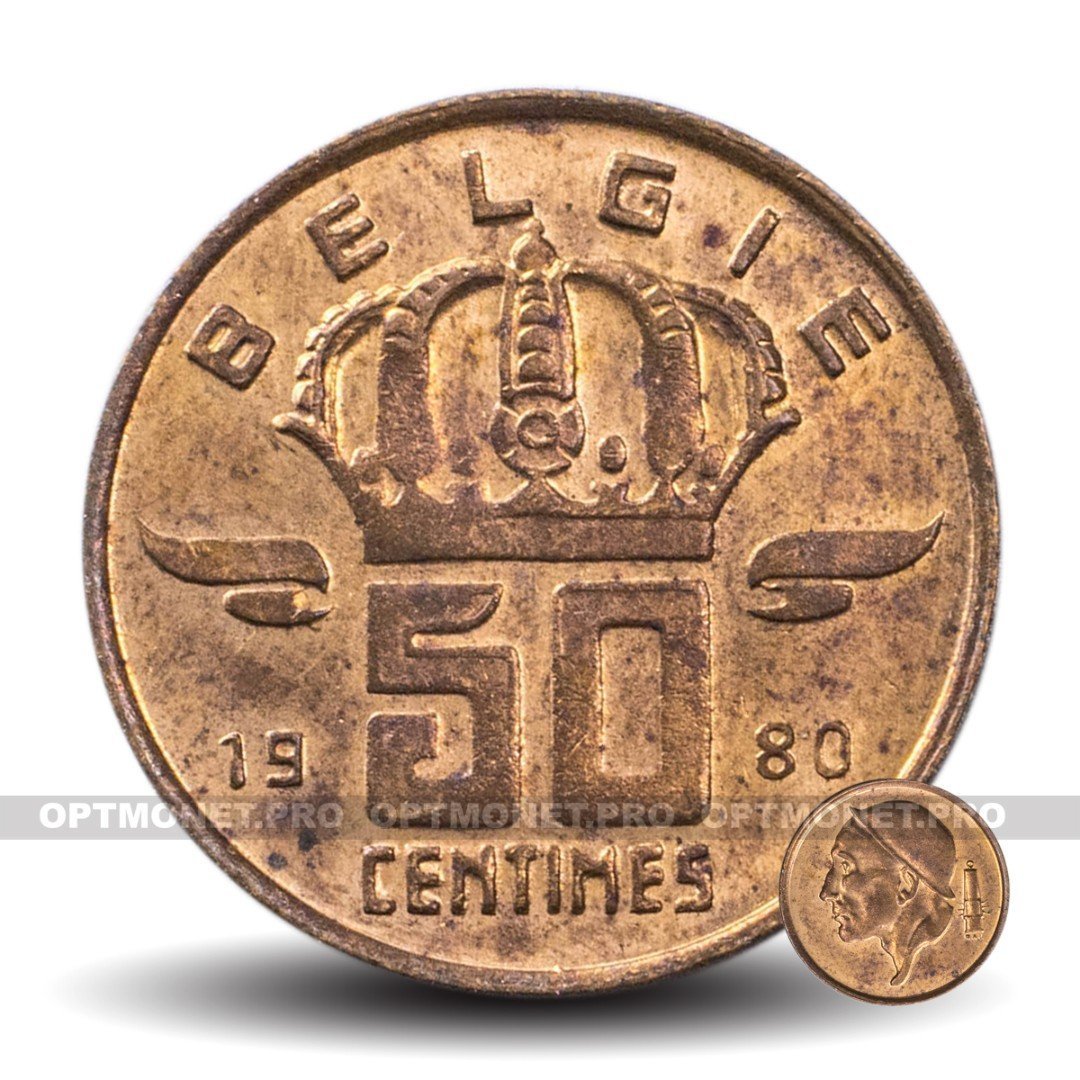 Бельгия 50 сантимов, 1980 Belgie. Бельгия 50 сантимов, 1980. Santimu чья валюта. 1 49 долларов