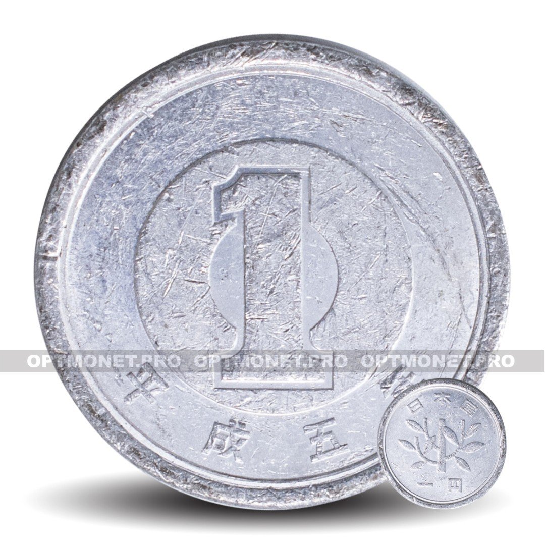 Япония 1 йена 1993. Монета 1 йена Япония. Валюта Японии монеты 1 номинал. Сколько стоит 1 йена. Купить 24 доллара