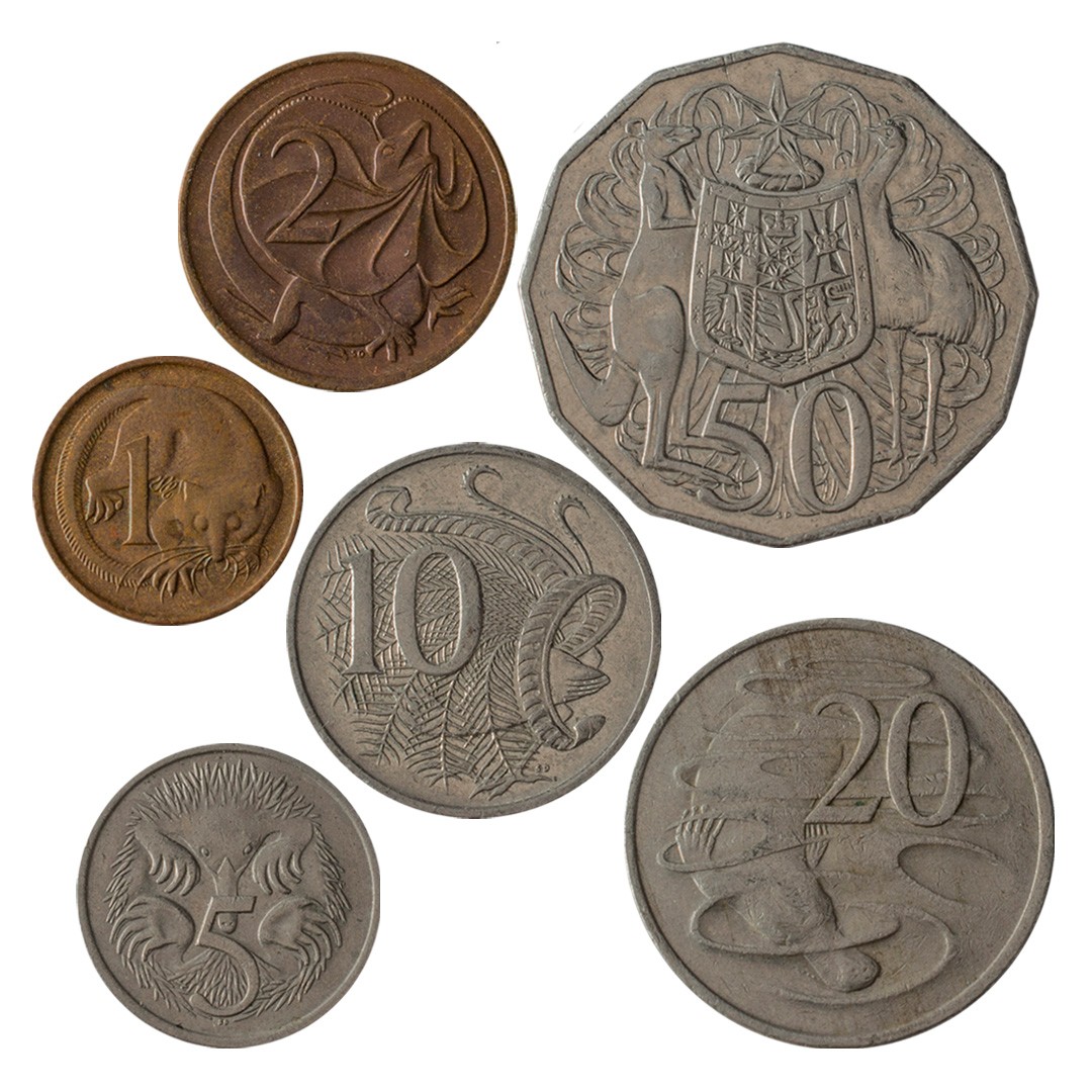 Сторона монеты 6 букв. Набор австралийских монет. 6 Монет. 1zt монета 1966. Монеты 6 букв.