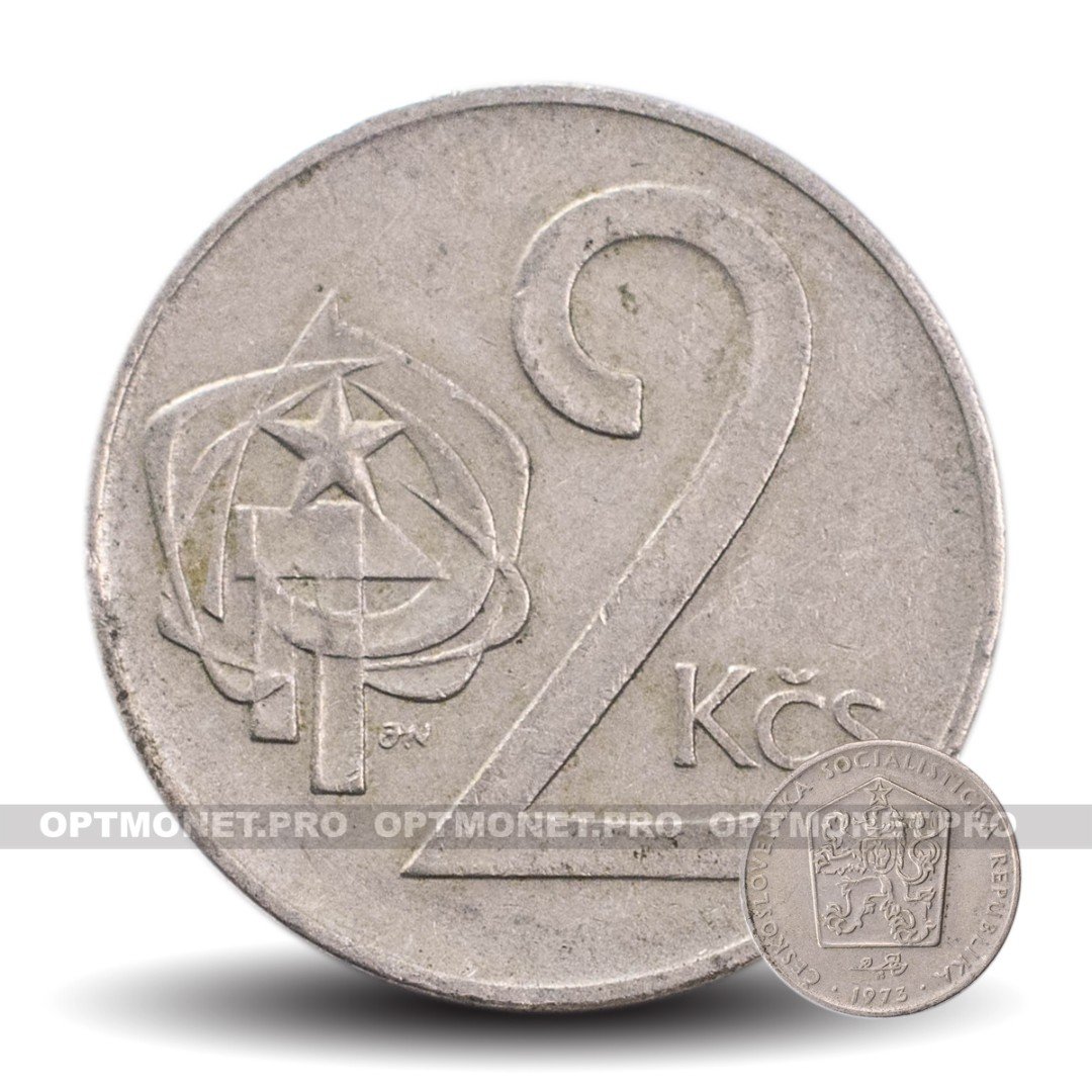 71 доллар в рублях. Монета Чехословакия 2 кроны 1973 год. Чехословацкая крона. Чехословакия 5 крон 1973 год - герб.
