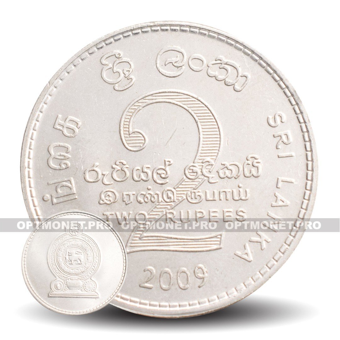 Монета Шри Ланка 2 2009 года. Монета Шри-Ланка 2 рупии 2006 года. Валюта Шри Ланки 2550г. Рупии Шри цены на продуктах.